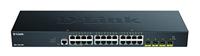 D-Link DGS-1250-28X/E, 28-poorten Layer 2/3 Smart Managed Gigabit Switch (24x BaseT-poort, 4x 10G SFP+-sleuf) - Alleen EU-netsnoer