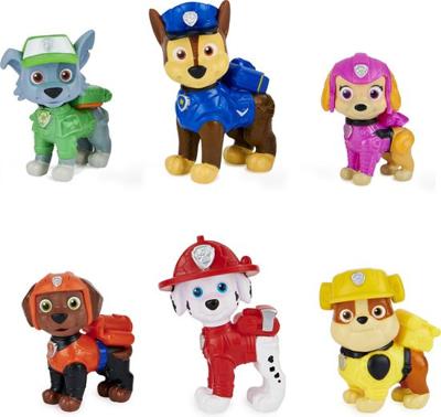 Spin Master PAW Patrol De Film - Cadeauset - 6 Actiefiguren - Schaal 1:55 Spin Master PAW Patrol De Film - Cadeauset - 6 Actiefiguren - Schaal 1:55
