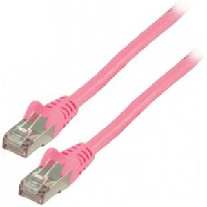 Valueline 0.25m Cat6 FTP netwerkkabel Roze 0,25 m