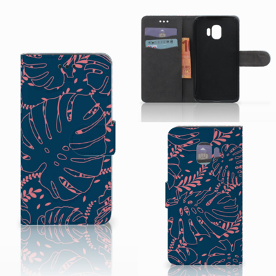 Samsung Galaxy J2 Pro 2018 Hoesje Palm Leaves