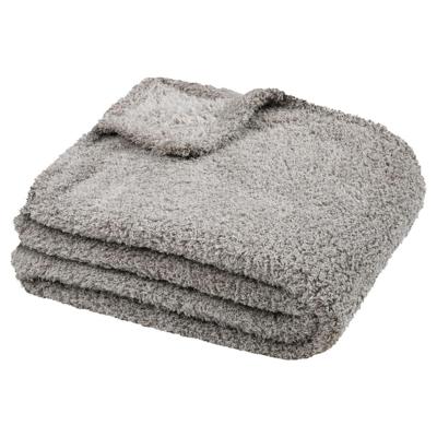 Stof Textiles Plaid/bankdeken Montreal - grijs - 180 x 220 cm - polyester - 2 persoons