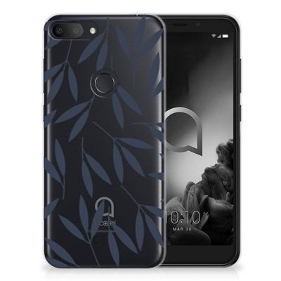 Alcatel 1S (2019) TPU Case Leaves Blue Alcatel 1S (2019) TPU Case Leaves Blue