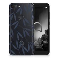 Alcatel 1S (2019) TPU Case Leaves Blue