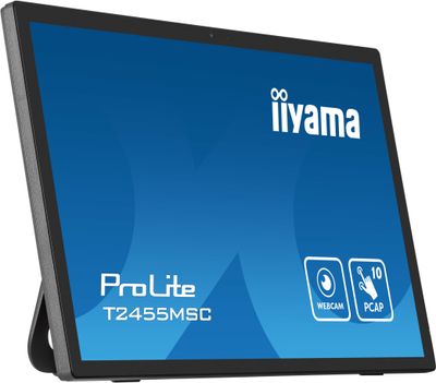 Iiyama PROLITE T2455MSC-B1 LED-monitor Energielabel E (A - G) 60.5 cm (23.8 inch) 1920 x 1080 Pixel 16:9 5 ms HDMI, DisplayPort, Hoofdtelefoon (3.5 mm