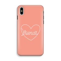 Friends heart: iPhone X Tough Case - thumbnail