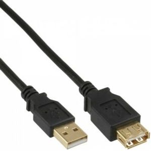 InLine 4043718125128 USB-kabel 5 m USB 2.0 USB A Zwart