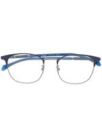 BOSS lunettes de vue à monture carrée - Bleu