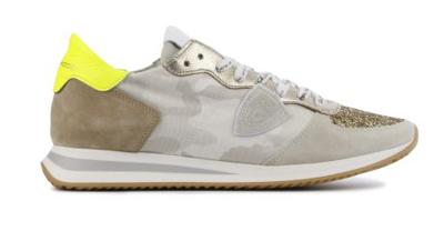 Philippe Model Dames Sneakers in Stof (Wit)