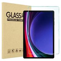 Samsung Galaxy Tab S9 FE+ Screenprotector van gehard glas - 9H - Case Friendly - Doorzichtig - thumbnail