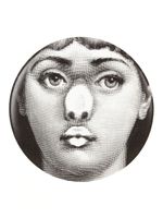 Fornasetti assiette imprimée - Noir - thumbnail