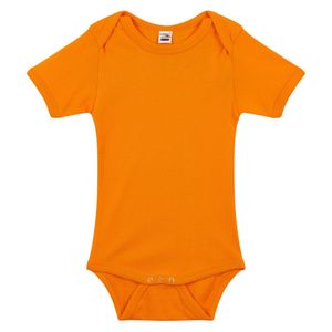 Basic rompertje oranje voor babys