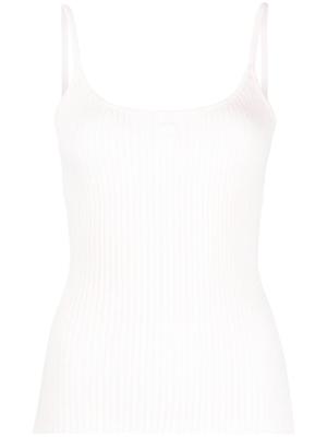 Courrèges Geribbelde tanktop - Roze