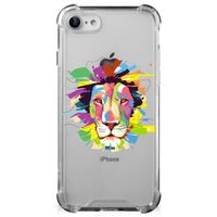 iPhone SE 2022/2020 | iPhone 8/7 Stevig Bumper Hoesje Lion Color - thumbnail