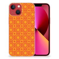 Apple iPhone 13 TPU bumper Batik Oranje