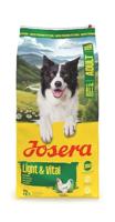 JOSERA Adult Light & Vital Kip (1 x 12,5 kg) | Premium droogvoer voor volwassen honden | met erwten | weinig vet & veel eiwitten voor gewichtsbeheersing | licht verteerbaar | tarwevrij | 1 stuk
