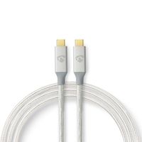 Nedis USB-Kabel | USB-C Male naar USB-C Male | 1 m | 1 stuks - CCTB64020AL10 CCTB64020AL10