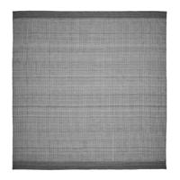 Veneto Outdoor Vloerkleed Vierkant Donkergrijs