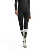 FALKE Dames Broek van onderlaag Wool-Tech Long W Ti wol functioneel materiaal sneldrogend 1 stuk, Zwart Black 3000, S