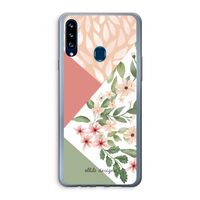 Sweet heaven geometrics: Samsung Galaxy A20s Transparant Hoesje