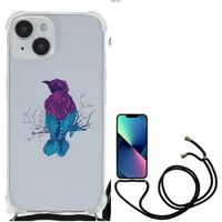 iPhone 14 Stevig Bumper Hoesje Merel - thumbnail