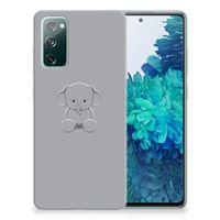 Samsung Galaxy S20 FE Telefoonhoesje met Naam Grijs Baby Olifant