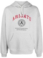 Axel Arigato hoodie à logo brodé - Gris