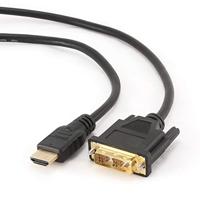 GEMBIRD Kabel HDMI A DVI 18+1 m/m, 0,50 m, zwart
