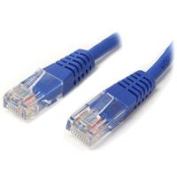 StarTech.com Cat5e Ethernet-kabel - 10ft - Blauw - Patchkabel - Gegoten Cat5e-kabel - Netwerkkabel - Ethernet-kabel - Cat 5e-kabel - 10ft (M45PATCH10BL)