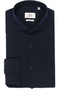 ETERNA 1863 Soft Tailoring Slim Fit Jersey shirt marine, Effen