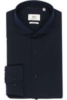 ETERNA 1863 Soft Tailoring Slim Fit Jersey shirt marine, Effen - thumbnail