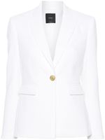 PINKO blazer en crêpe à simple boutonnage - Tons neutres