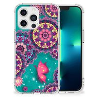 Apple iPhone 13 Pro Back Cover Cirkels en Vlinders