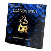 DR DBQ5-45 Dragon Skin+ Quantum Nickel Bass Guitar Strings 45-125 - Snarenset voor 5-string basgitaar