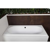 Inbouw Ligbad Luca Sanitair Primo Acryl 180x80x49 cm Mat Wit (exclusief afvoerset)