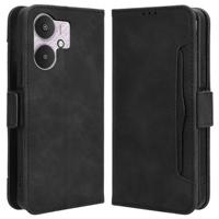 Xiaomi Poco M6/Redmi 13R Cardholder Series Portemonnee Hoesje - Zwart