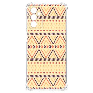 Samsung Galaxy M13 4G | M23 Doorzichtige Silicone Hoesje Aztec Yellow