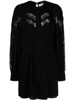 IRO robe Belinda en dentelle - Noir