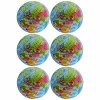 10x Wereldbol/aarde/globe antistress balletje 7 cm