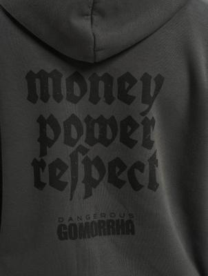 Dangerous DNGRS / Hoody x Gomorrha in grijs