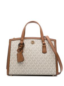 Michael Kors sacoche Chantal à motif monogrammé - Marron