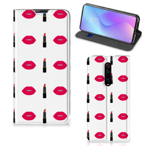 Xiaomi Mi 9T Pro Hoesje met Magneet Lipstick Kiss