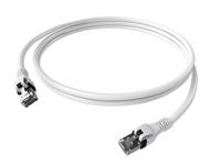 EasyLan DualBoot PushPull IP20 patchkabel, Cat.6A (Class EA), S/FTP, wit, 2 m
