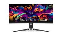 MSI MAG 341CQP QD-OLED computer monitor 86,4 cm (34") 3440 x 1440 Pixels UltraWide Quad HD QDOLED Zwart - thumbnail