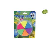 Putty King Bouncing Putty 6 Kleuren Glow In The Dark - thumbnail