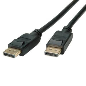 ROLINE GREEN DisplayPort-kabel, v1.4, DP M - M, zwart, 5 m