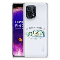 OPPO Find X5 Telefoonhoesje met Naam Boho Bottle