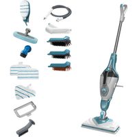 BLACK+DECKER BHSM1610DSM 1600W Steam-mop met SteaMitt, deltavoet en 15 accessoires stoomreiniger