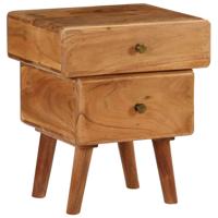 vidaXL Nachtkastje 40x35x49 cm massief acaciahout