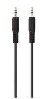 Belkin F3Y111bf1M-P Jackplug Audio Aansluitkabel [1x Jackplug male 3,5 mm - 1x Jackplug male 3,5 mm] 1.00 m Zwart Vergulde steekcontacten