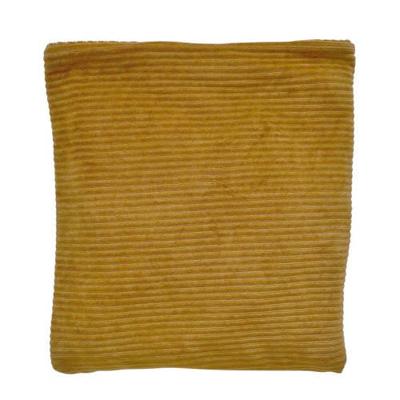 Witlof for kids Tuck-Inn baby wiegdeken rib velours oker Witlof for kids Tuck-Inn baby wiegdeken rib velours oker